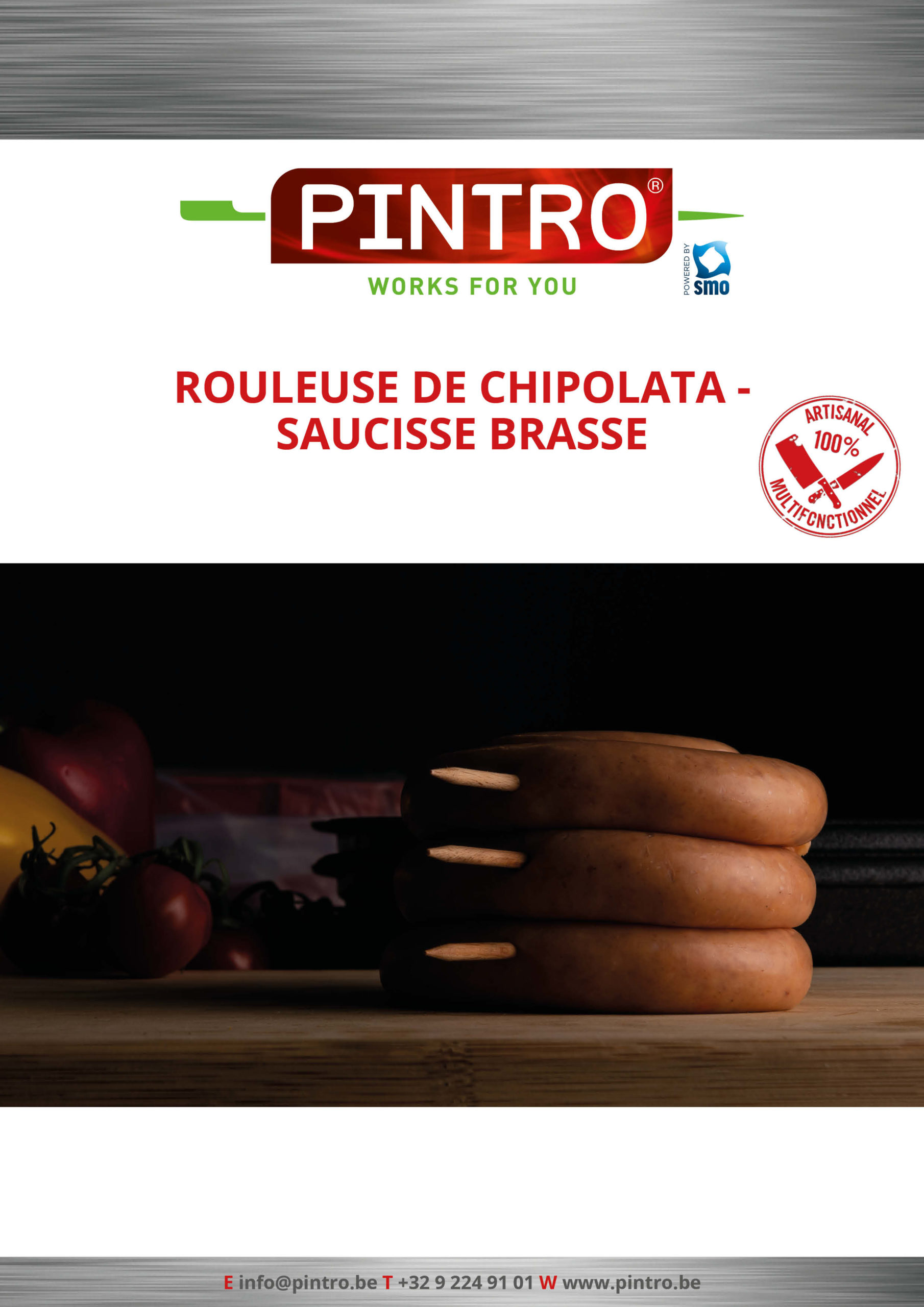 PINTRO machine à chipolata saucisse brasse